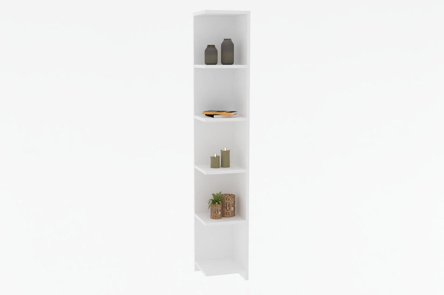 Βιβλιοθήκη 25 × 25 × 160 εκ. Λευκό GR835PUQ3695