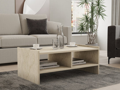 Τραπεζάκι Σαλονιού Travertine 90 x 50 x 35 εκ GR835PUQ6352