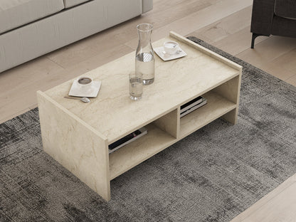 Τραπεζάκι Σαλονιού Travertine 90 x 50 x 35 εκ GR835PUQ6352