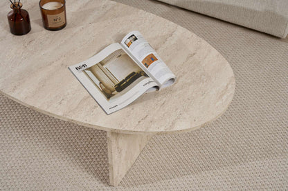 Τραπεζάκι Σαλονιού Travertine 120 x 65 x 40 εκ GR838NRD1101