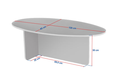 Τραπεζάκι Σαλονιού Πεύκο Atlantic 120 x 65 x 40 εκ GR838NRD1104
