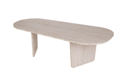 Τραπεζάκι Σαλονιού Travertine 130 x 65 x 40 εκ GR838NRD1106