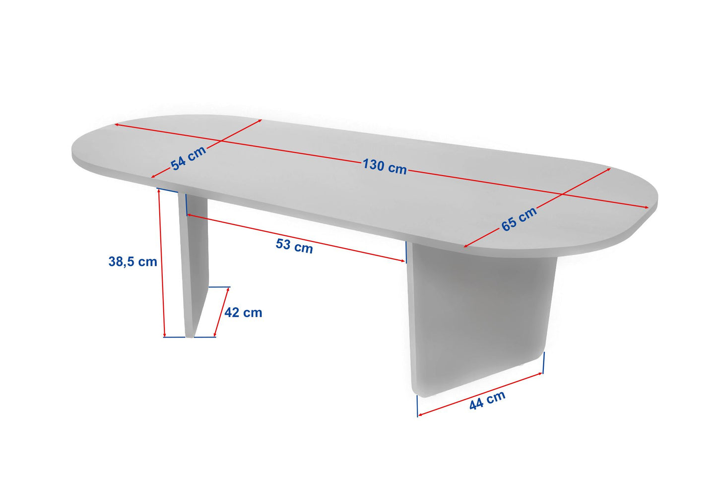 Τραπεζάκι Σαλονιού Venezia Καρυδί 130 x 65 x 40 εκ GR838NRD1107
