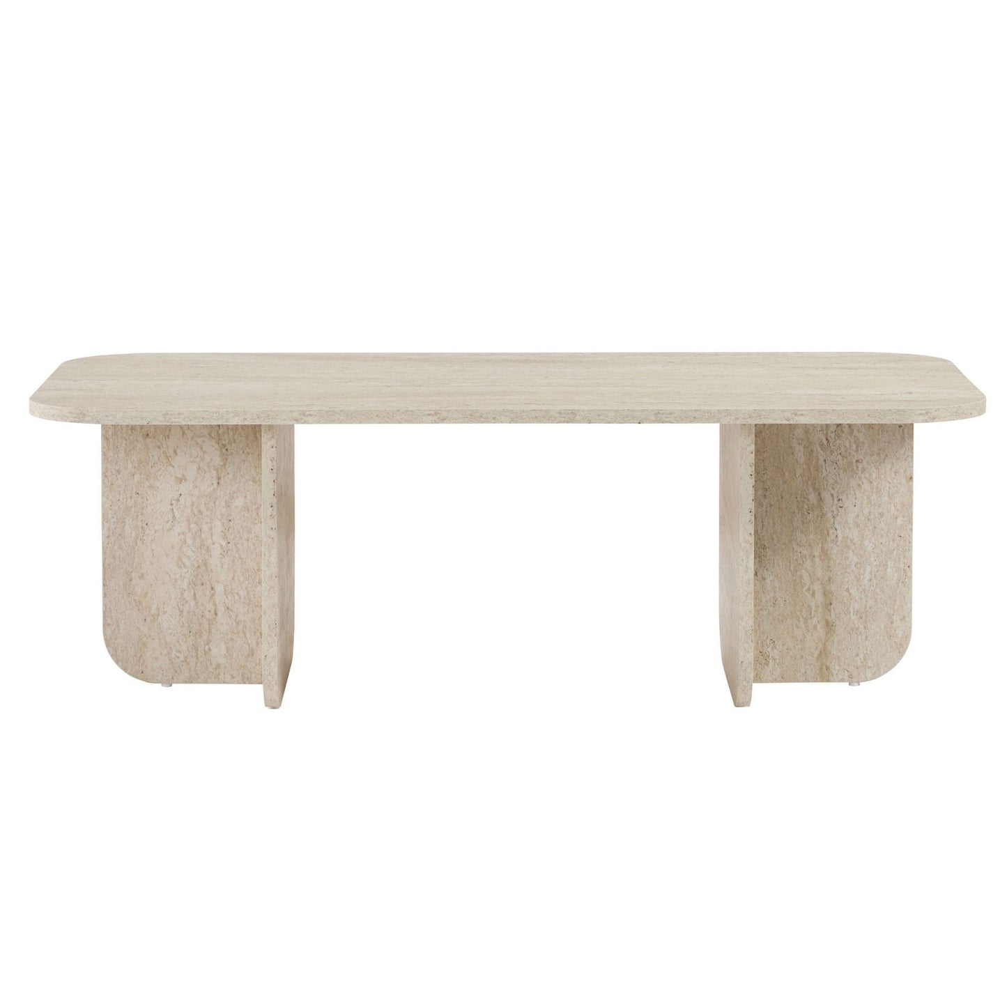 Τραπεζάκι Σαλονιού Travertine 120 x 60 x 41 εκ GR838NRD1118