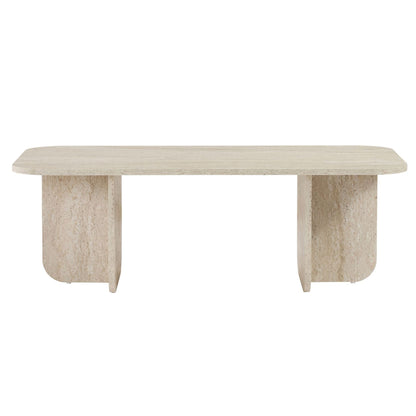 Τραπεζάκι Σαλονιού Travertine 120 x 60 x 41 εκ GR838NRD1118