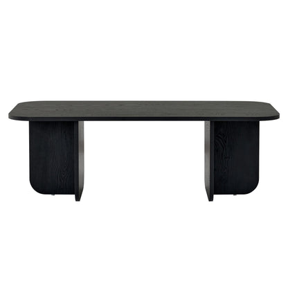 Τραπεζάκι Σαλονιού Wood Μαύρο 120 x 60 x 41 εκ GR838NRD1122