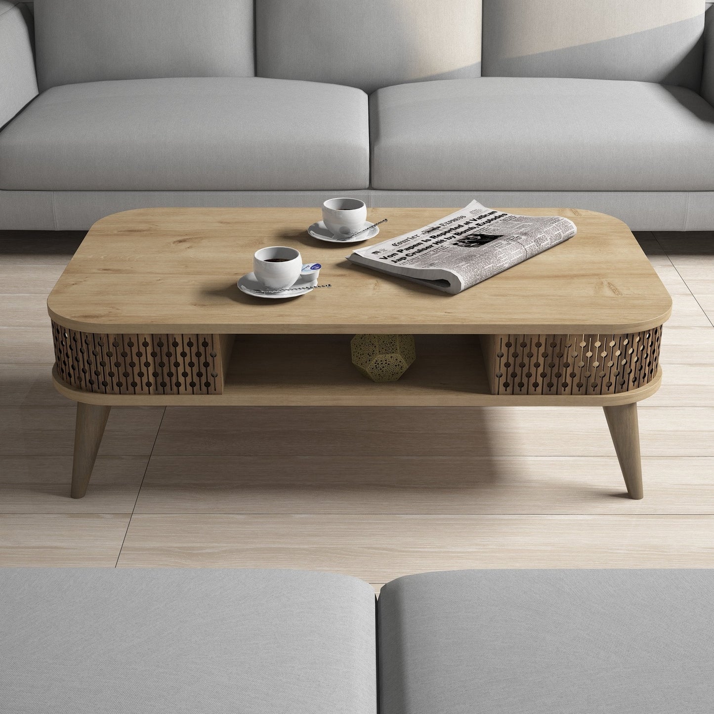 Τραπεζάκι Σαλονιού Δρυς 105 x 60 x 34,6 εκ GR845HCT2831