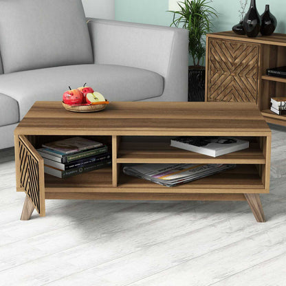 Τραπεζάκι Σαλονιού Καρυδί 105 x 60 x 38,2 εκ GR845HCT2838