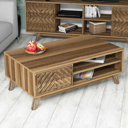 Τραπεζάκι Σαλονιού Καρυδί 105 x 60 x 38,2 εκ GR845HCT2838