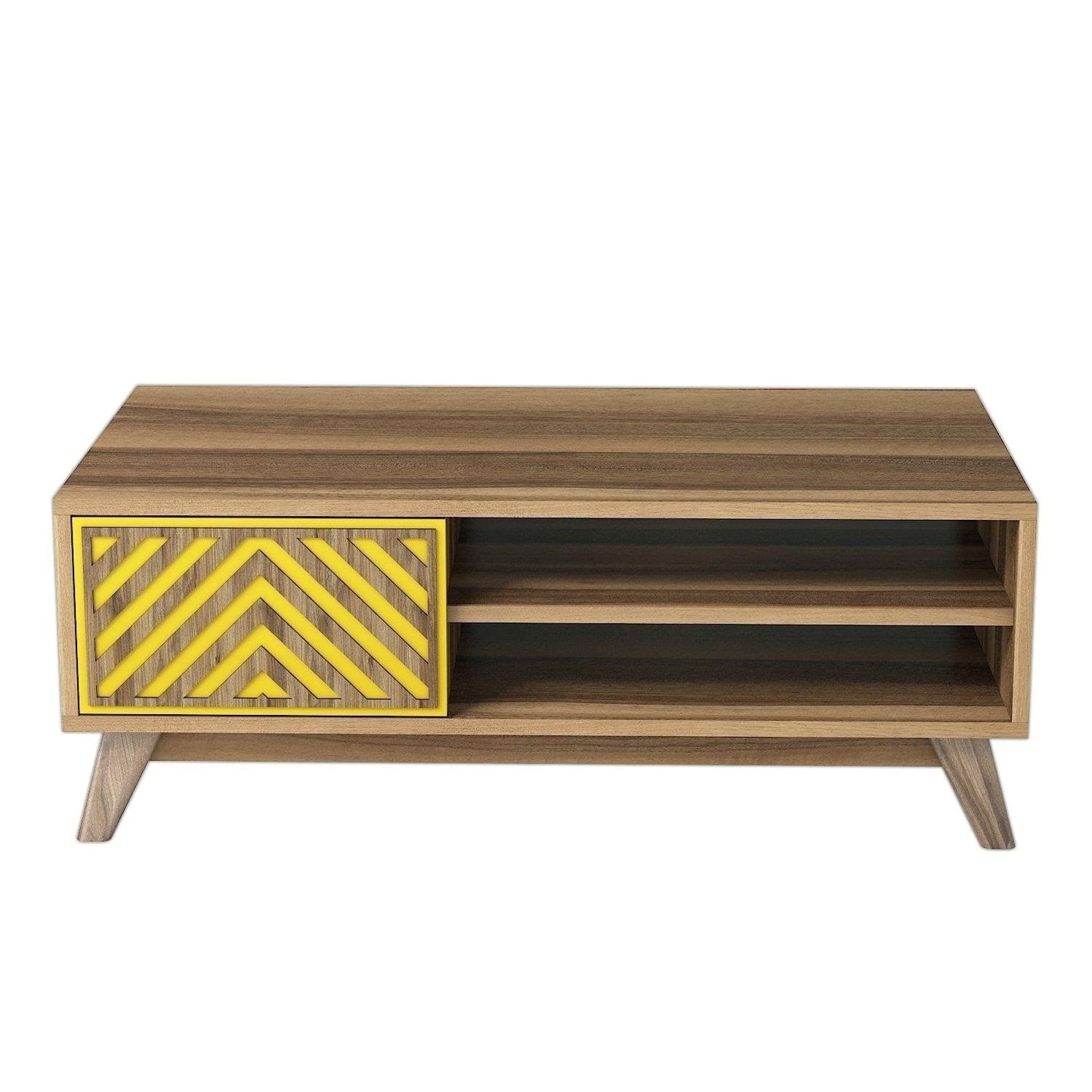 Τραπεζάκι Σαλονιού Καρυδί - Yellow 105 x 60 x 38,2 εκ GR845HCT2841