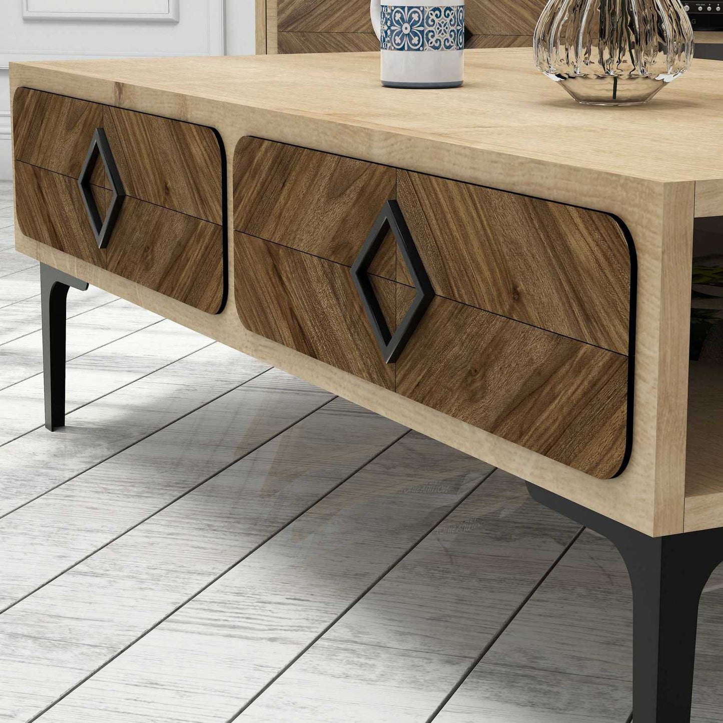 Τραπεζάκι Σαλονιού Δρυς 105 x 60 x 34,6 εκ GR845HCT2851
