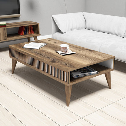 Τραπεζάκι Σαλονιού Καρυδί 105 x 60 x 34,6 εκ GR845HCT2852