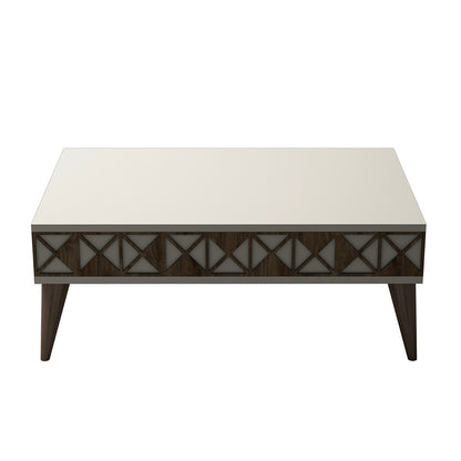 Τραπεζάκι Σαλονιού Κρεμ 90 x 60 x 34,6 εκ GR845HCT2869