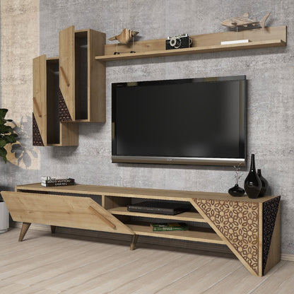 Έπιπλο Τηλεόρασης TV Βάση Σύνθεση Δρυς | 845HCT3004