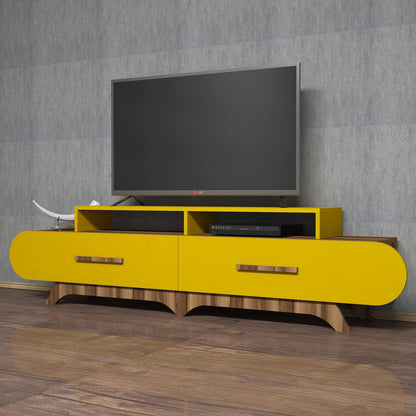 Έπιπλο Τηλεόρασης TV Βάση Σύνθεση Καρυδί Yellow | 845HCT3032