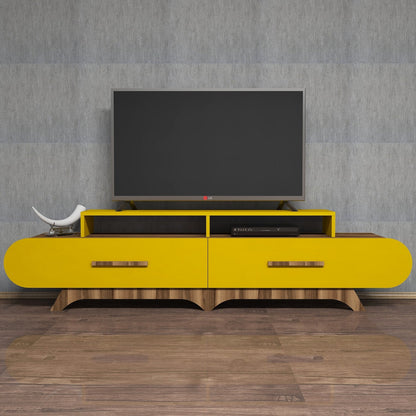 Έπιπλο Τηλεόρασης TV Βάση Σύνθεση Καρυδί Yellow | 845HCT3032
