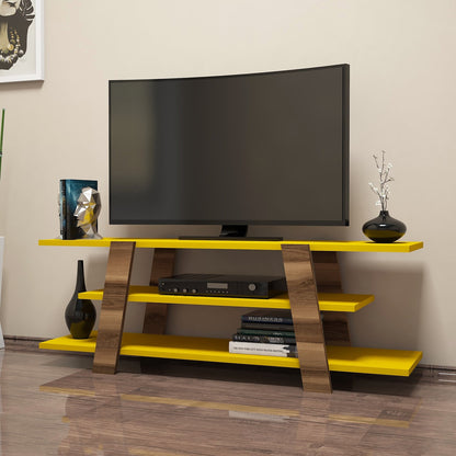 Έπιπλο Τηλεόρασης TV Βάση Σύνθεση Καρυδί Yellow | 845HCT3040