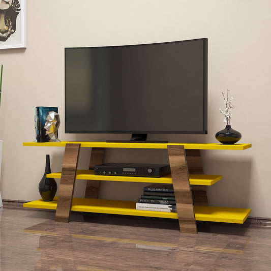 Έπιπλο Τηλεόρασης TV Βάση Σύνθεση Καρυδί Yellow | 845HCT3040