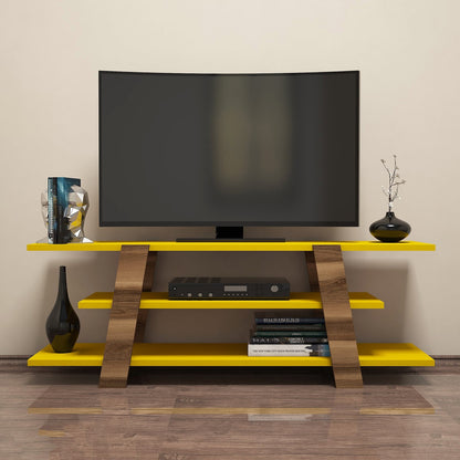 Έπιπλο Τηλεόρασης TV Βάση Σύνθεση Καρυδί Yellow | 845HCT3040