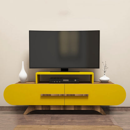 Έπιπλο Τηλεόρασης TV Βάση Σύνθεση Καρυδί Yellow | 845HCT3051