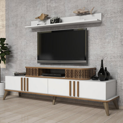 Έπιπλο Τηλεόρασης TV Βάση Σύνθεση Λευκό | 845HCT3060