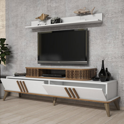 Έπιπλο Τηλεόρασης TV Βάση Σύνθεση Λευκό | 845HCT3060