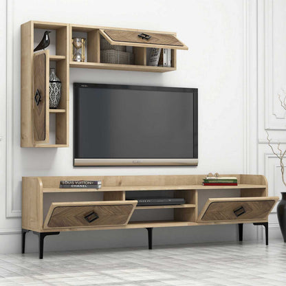 Έπιπλο Τηλεόρασης TV Βάση Σύνθεση Δρυς | 845HCT3077
