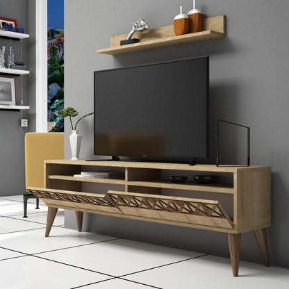 Έπιπλο Τηλεόρασης TV Βάση Σύνθεση Δρυς | 845HCT3084