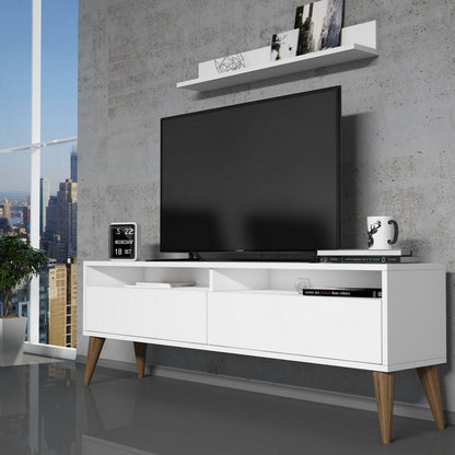 Έπιπλο Τηλεόρασης TV Βάση Σύνθεση Λευκό | 845HCT3086