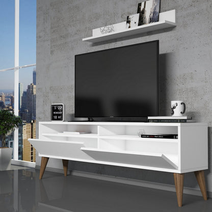 Έπιπλο Τηλεόρασης TV Βάση Σύνθεση Λευκό | 845HCT3086