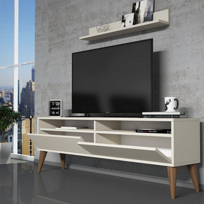 Έπιπλο Τηλεόρασης TV Βάση Σύνθεση Κρεμ | 845HCT3087
