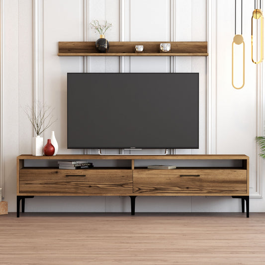 Έπιπλο Τηλεόρασης TV Βάση Σύνθεση Καρυδί | 845HCT3098