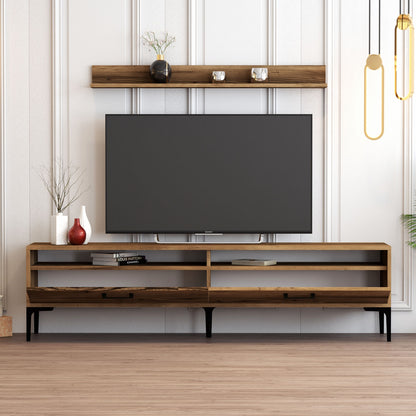 Έπιπλο Τηλεόρασης TV Βάση Σύνθεση Καρυδί | 845HCT3098