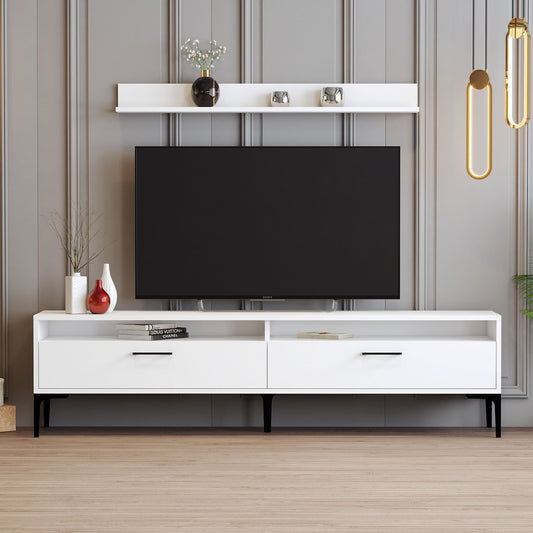 Έπιπλο Τηλεόρασης TV Βάση Σύνθεση Λευκό | 845HCT3102
