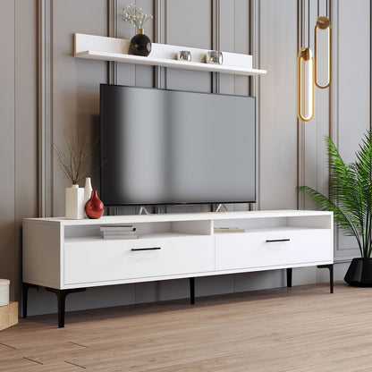 Έπιπλο Τηλεόρασης TV Βάση Σύνθεση Λευκό | 845HCT3102