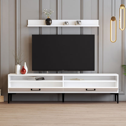 Έπιπλο Τηλεόρασης TV Βάση Σύνθεση Λευκό | 845HCT3102