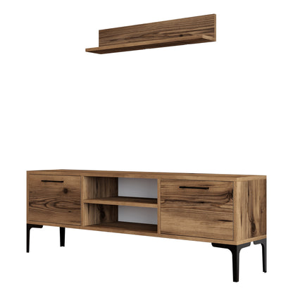 Έπιπλο Τηλεόρασης TV Βάση Σύνθεση Καρυδί | 845HCT3103