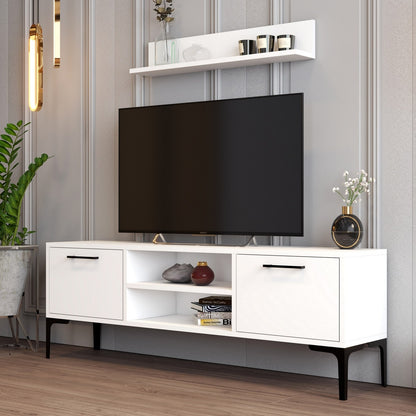 Έπιπλο Τηλεόρασης TV Βάση Σύνθεση Λευκό | 845HCT3105