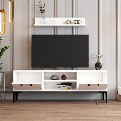 Έπιπλο Τηλεόρασης TV Βάση Σύνθεση Λευκό | 845HCT3105