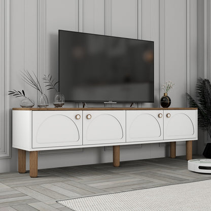 Έπιπλο Τηλεόρασης TV Βάση Σύνθεση Λευκό | 845HCT3112