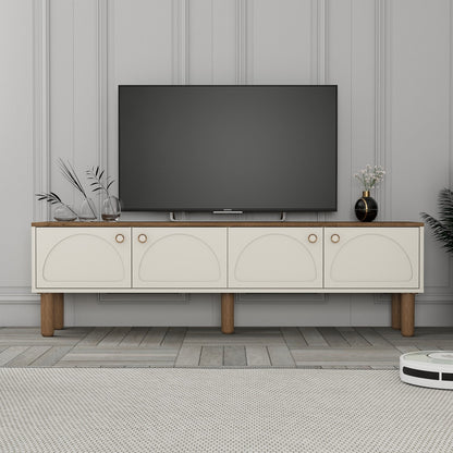 Έπιπλο Τηλεόρασης TV Βάση Σύνθεση Κρεμ | 845HCT3113