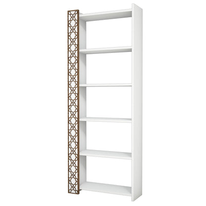 Βιβλιοθήκη 64,6 × 24,2 × 170 εκ. Λευκό GR845HCT3605