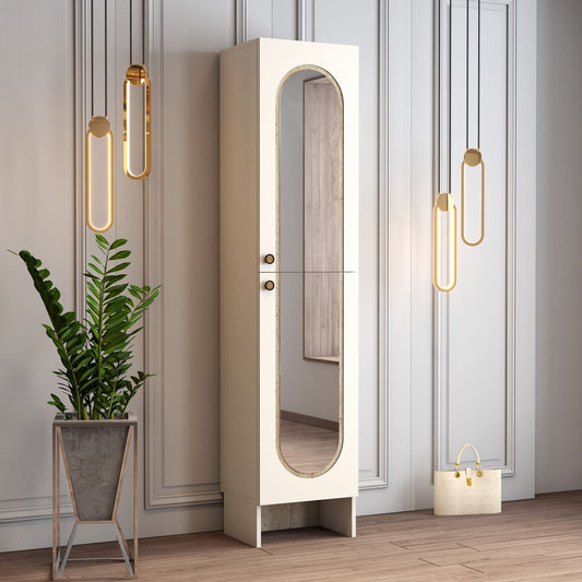 Ντουλάπα Έπιπλο Εισόδου με Καθρέφτη