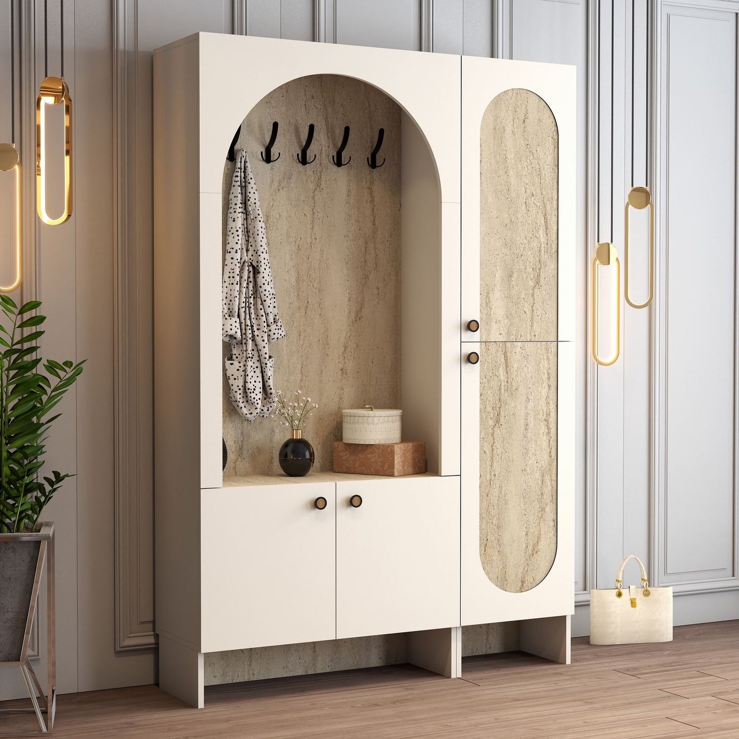 Έπιπλο Εισόδου Βάση για Παλτό