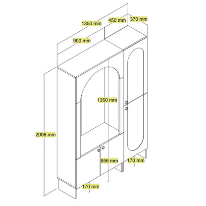 Έπιπλο Εισόδου Βάση για Παλτό Κρεμάστρα Ρούχων Καλόγερος Ντουλάπα Παπουτσοθήκη 845HCT4242