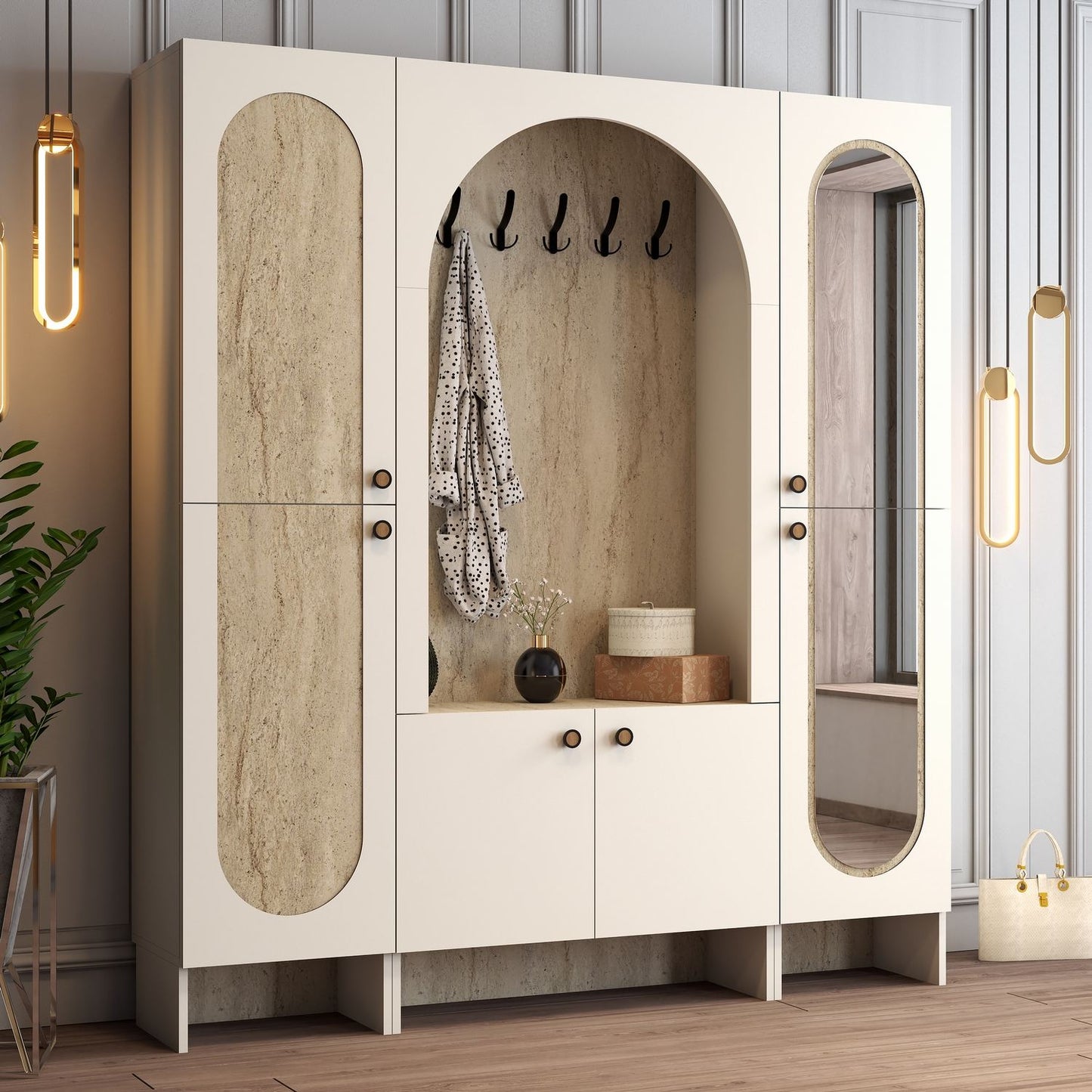 Έπιπλο Εισόδου Βάση για Παλτό