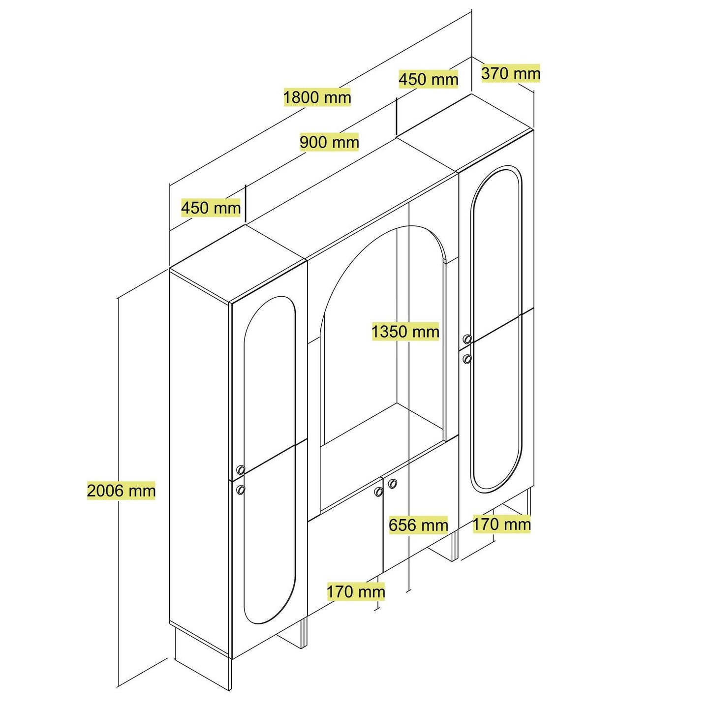 Έπιπλο Εισόδου Βάση για Παλτό Κρεμάστρα Ρούχων με Καθρέφτη Καλόγερος Ανοιχτή Ντουλάπα Κρεβατοκάμαρας Παπουτσοθήκη 845HCT4248