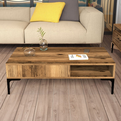 Τραπεζάκι Σαλονιού Καρυδί 105 x 60 x 32,6 εκ GR845HCT5268