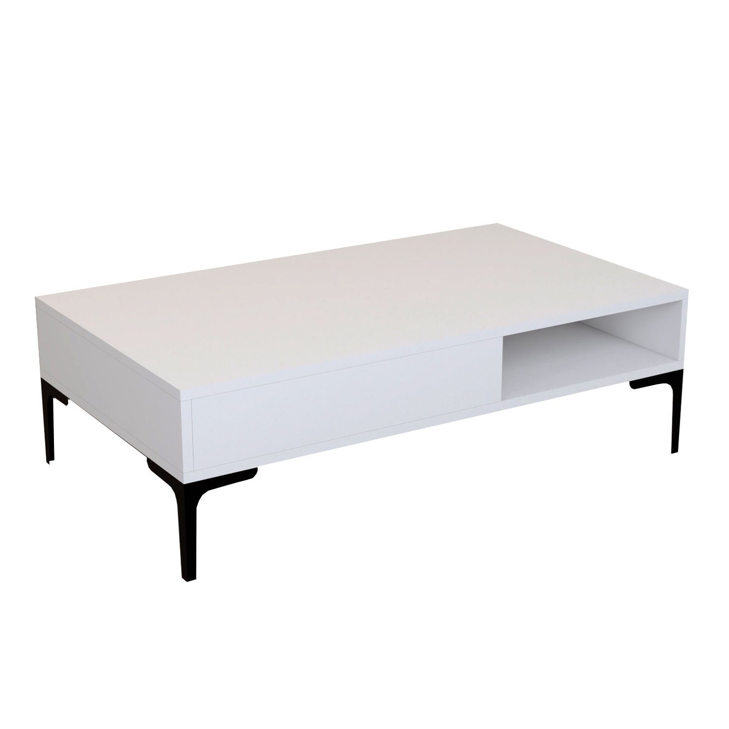 Τραπεζάκι Σαλονιού Λευκό 105 x 60 x 32,6 εκ GR845HCT5271