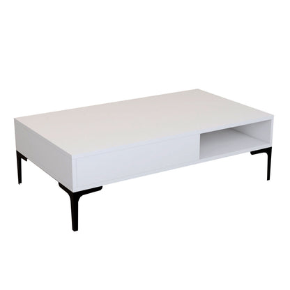 Τραπεζάκι Σαλονιού Λευκό 105 x 60 x 32,6 εκ GR845HCT5271